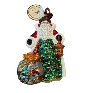 Christopher Radko A Gift of Nature Santa Ornament Limited Edition 993/1224 Handc